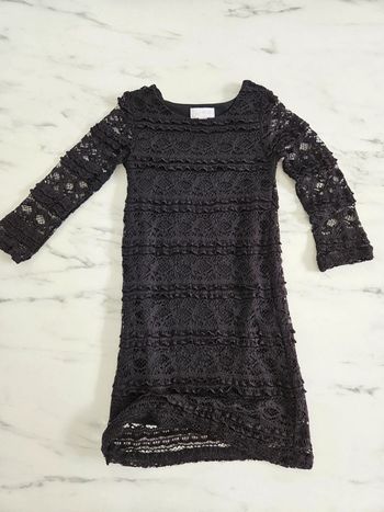 New attitude robe noir dentelle 4 ans