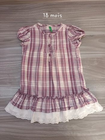 Robe Benetton T12-18mois