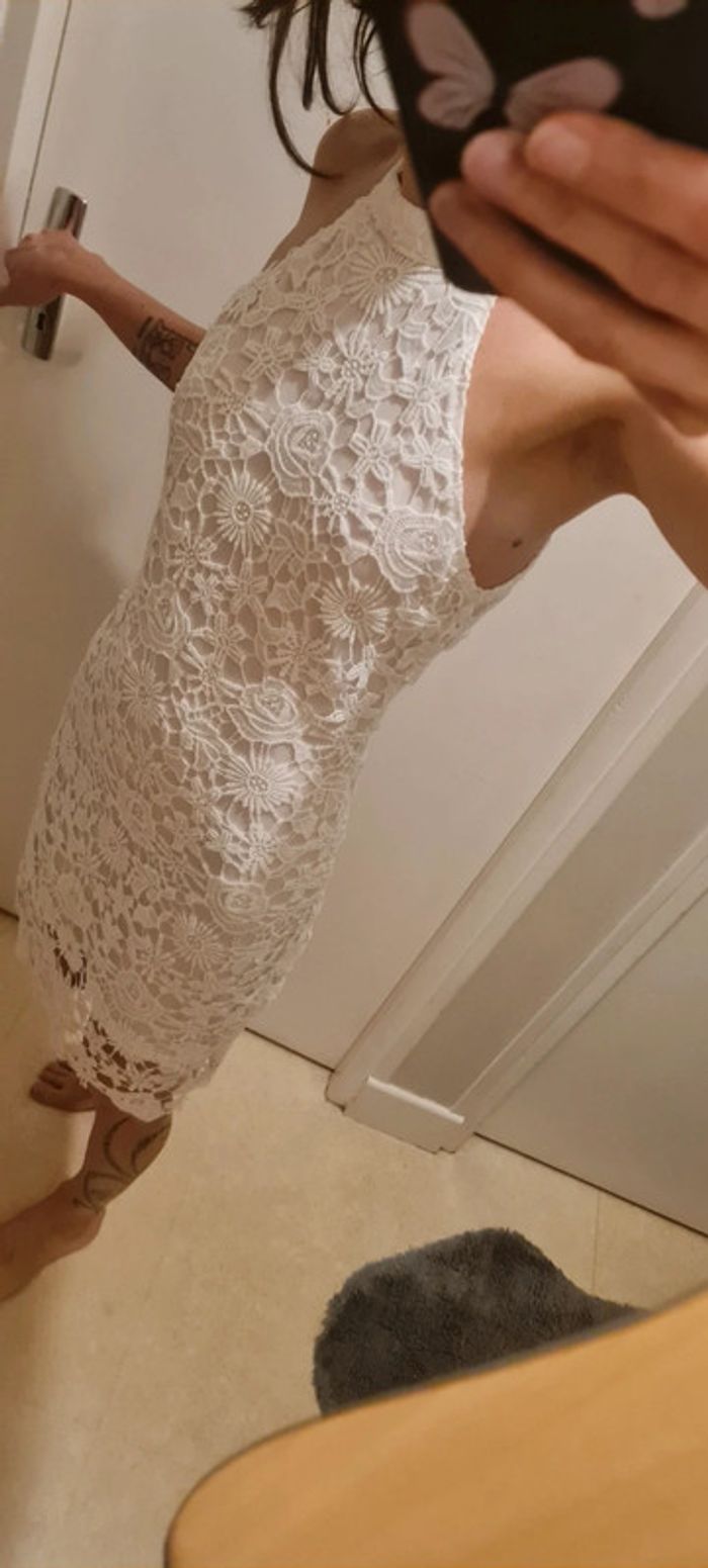 Robe blanche taille s - photo numéro 4