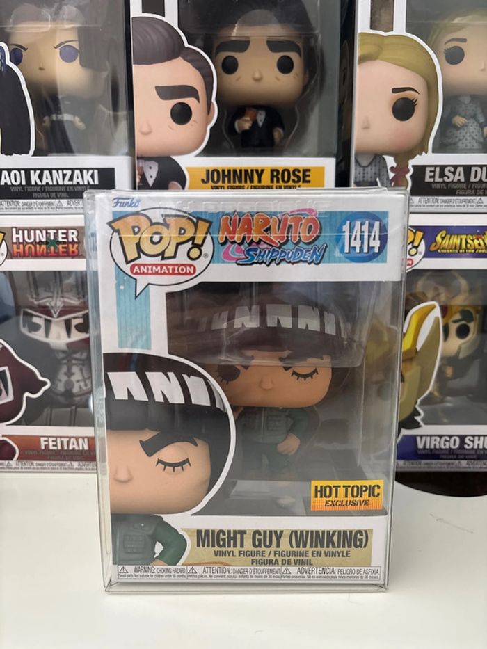 Funko pop might guy 1414 Hot topic naruto