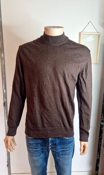 Pull Pierre Cardin Marron Casual XL Pull col montant