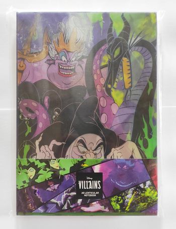DISNEY : VILLAINS - Notebook Lenticulaire - Format A5