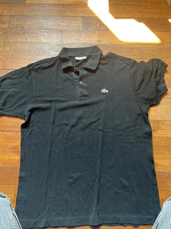 Polo Lacoste noir - taille 5 - photo numéro 3