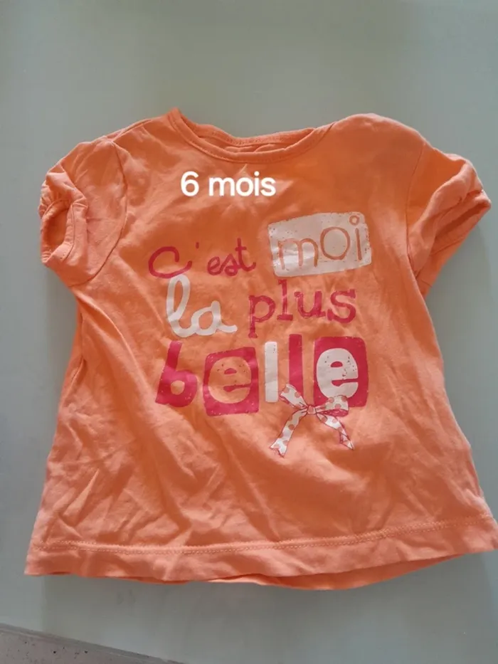 T-shirt fille 6mois