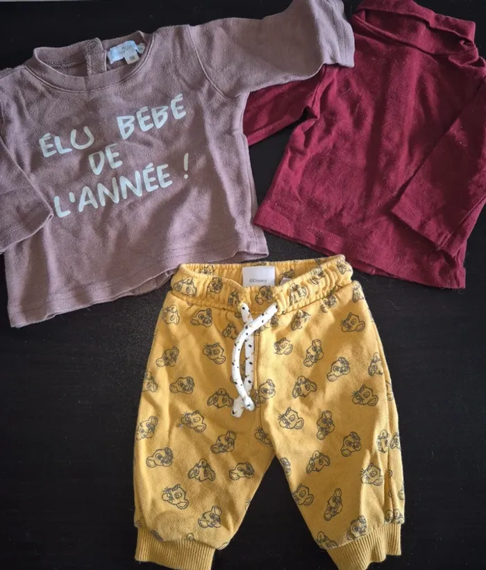 Lot vêtements 1 mois