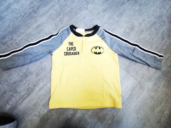 T-shirt à manches longues bébé garçon 24 mois Batman