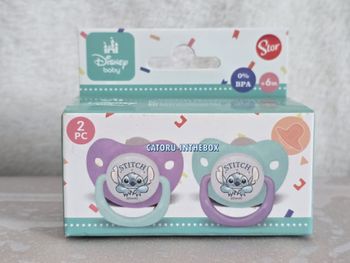 Sucettes / Tétines avec étui / Pacifiers bébé Disney Baby Stitch sans BPA FREE