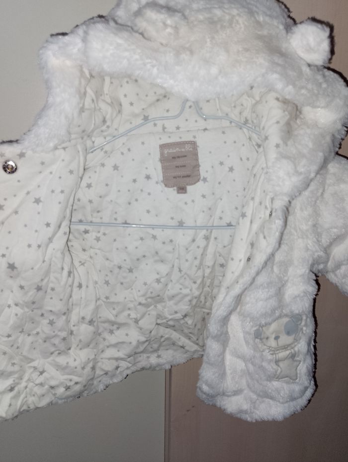 Manteau grain de blé 6 mois avec gants intégrée - photo numéro 8