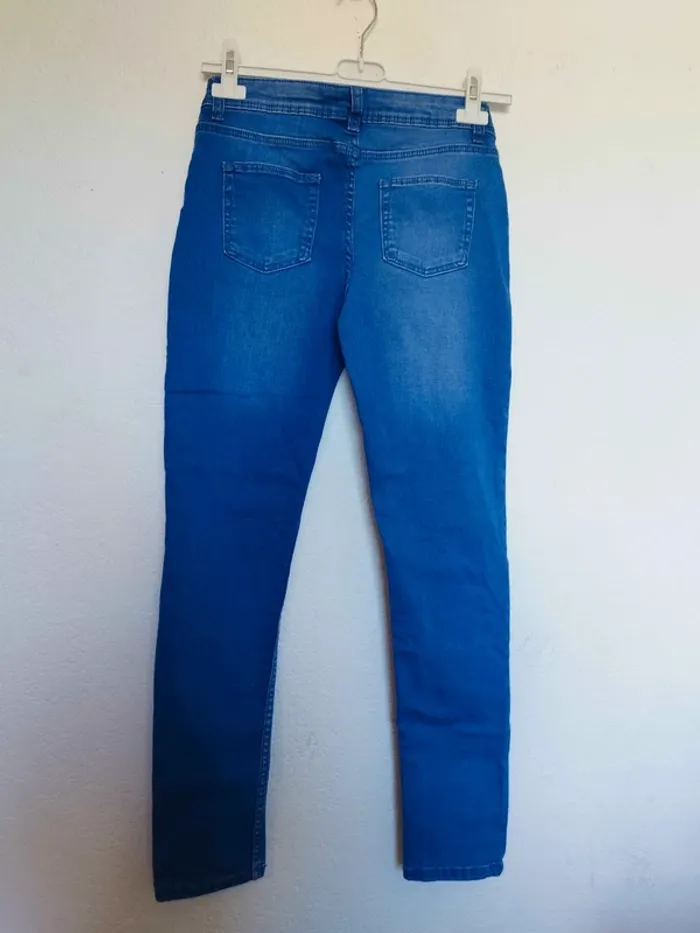 pantalon jean pour fille 12/13 ans - photo numéro 2