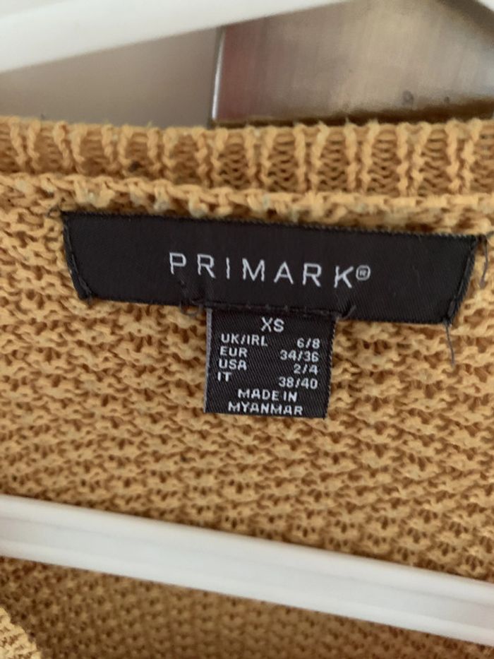 Pull jaune moutarde Primark t.XS tbe - photo numéro 2