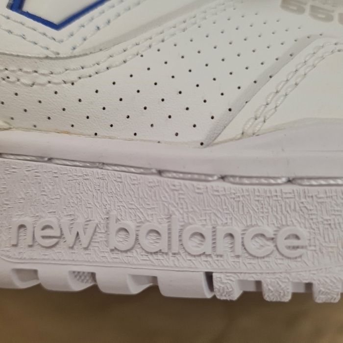 New balance 550 blanches et bleues 40,5 - photo numéro 7