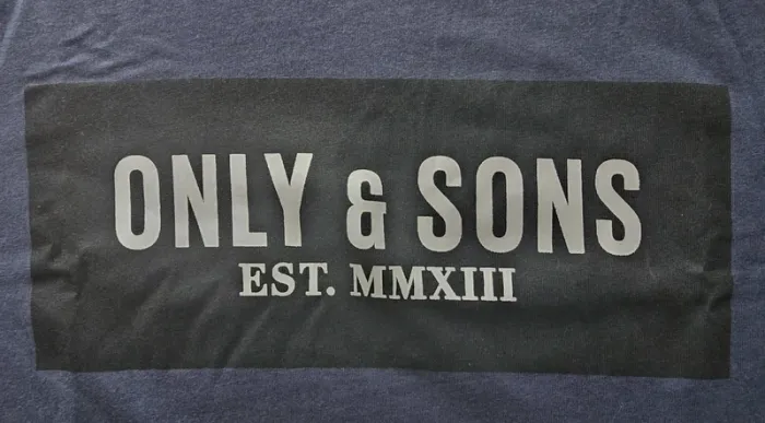 Only & Sons T-shirt Logo – Bleu Marine Streetwear - photo numéro 4