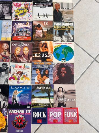 💿 Lot Exceptionnel : 61 Singles CD + 3 Compils Collector McDonald's