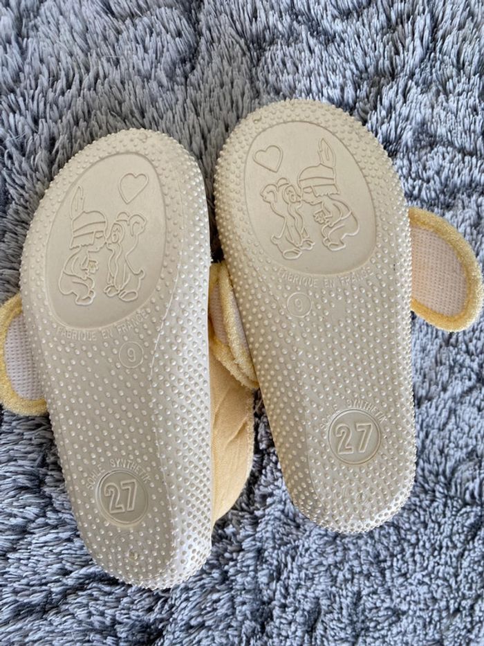 Chaussons mixtes neufs tête de chien - taille 27 - photo numéro 2