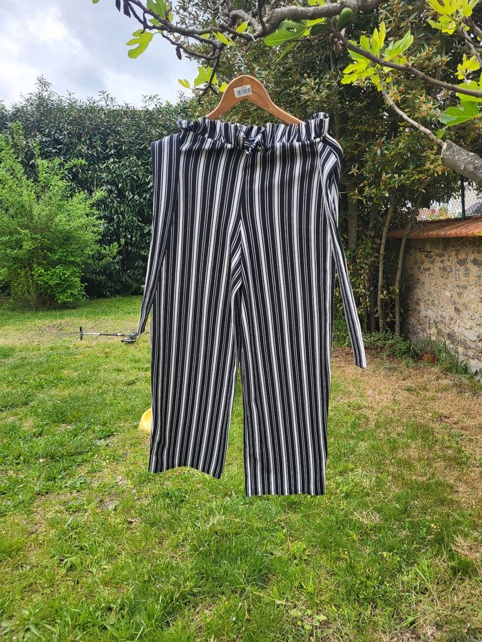 Pantalon jambe large