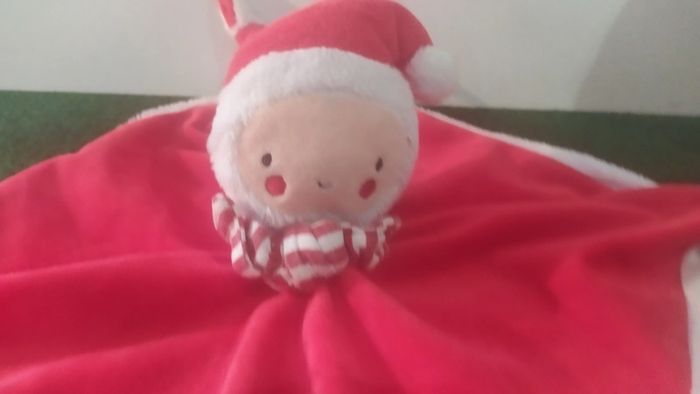 doudou de noel plat rouge et blanc '' orchestra premama - photo numéro 2