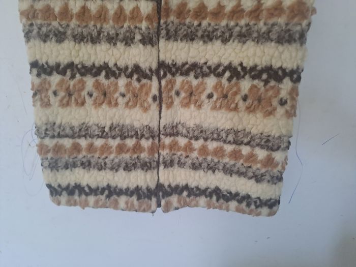 Veste sans manches moumoute vintage - photo numéro 3