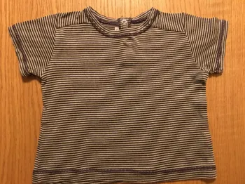 T shirt à manches courtes à rayures