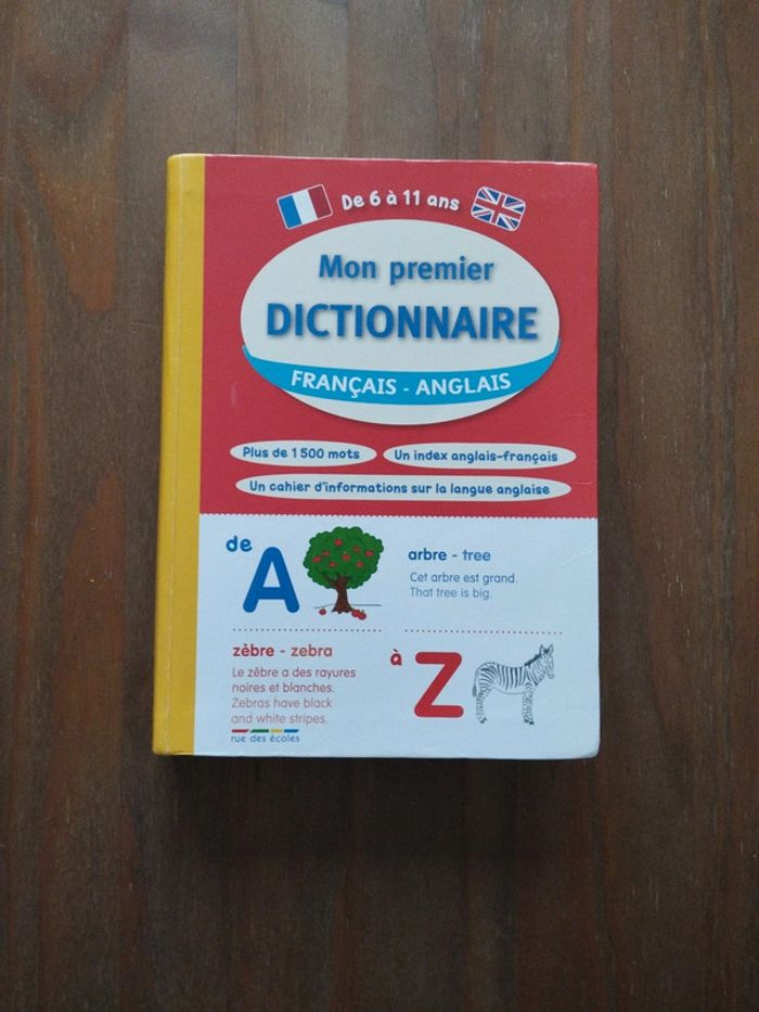 Mon premier dictionnaire français anglais