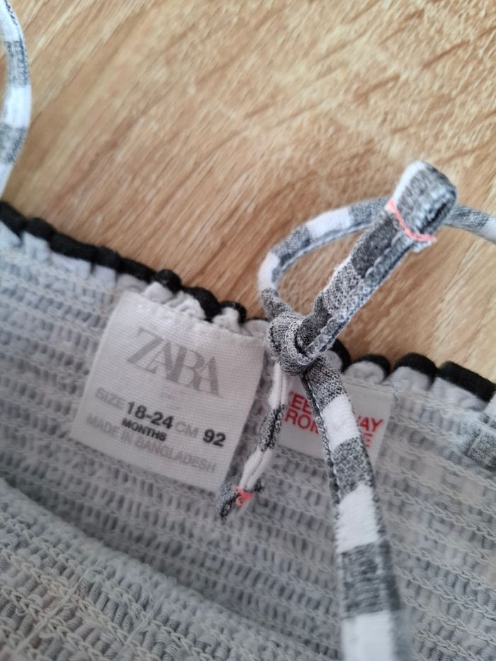 Robe vichy Zara 18/24 mois - photo numéro 5