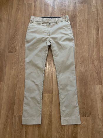 Pantalon droit beige 34