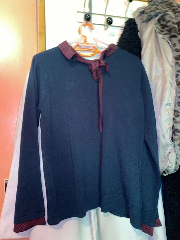 Pull effet chemise - photo numéro 3