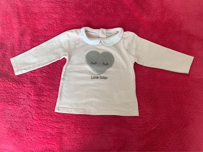 Blouse manches longues Obaïbi 9 mois - 71cm