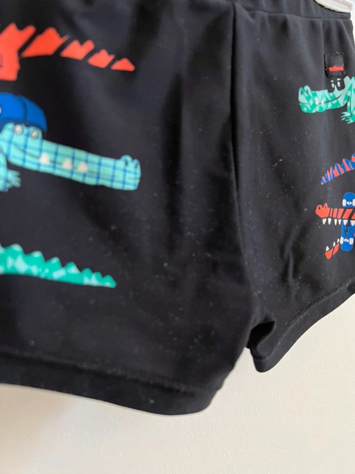 Maillot de bain noir avec crocodiles orange/vert - 3 Ans - photo numéro 8
