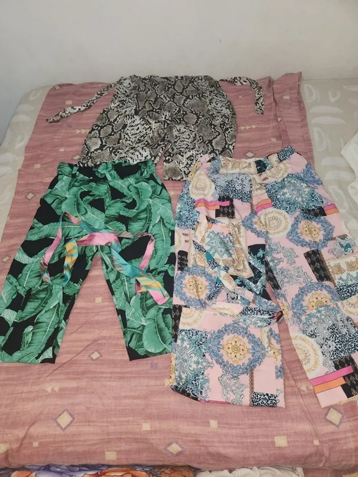 Lot pantalon été