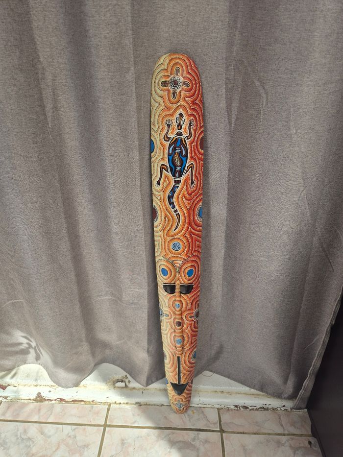 ​🎠Grand Masque Africain Mural – Hauteur 97 cm - photo numéro 1