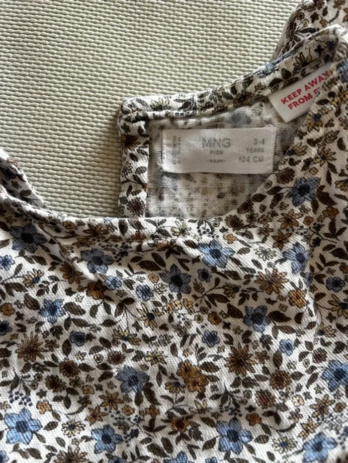Robe manches longues à fleurs - photo numéro 4