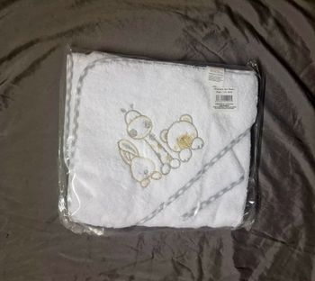 Sortie de bain bébé cape de bain serviette bebe