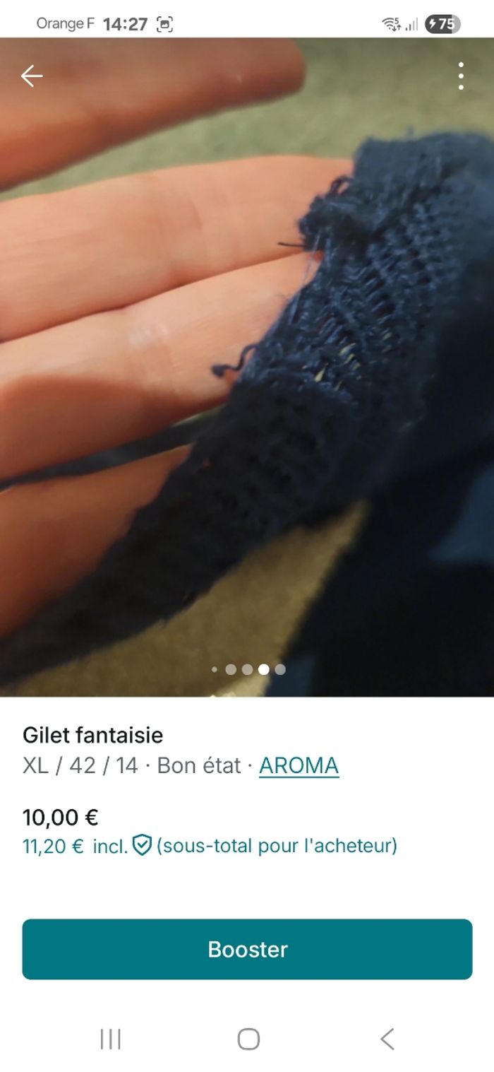 Gilet fantaisie - photo numéro 2