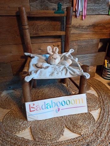 Doudou lapin Simba étoile Nicotoy tbe