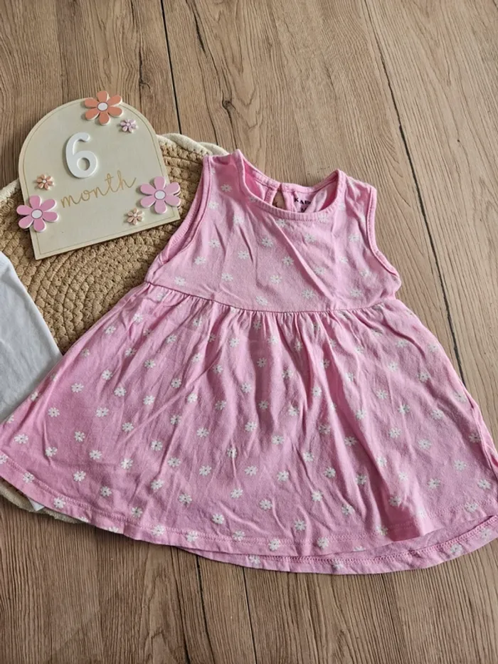 Ensemble robe +leggins 6 mois - photo numéro 2