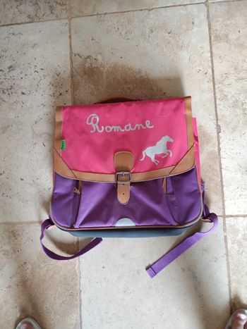 Cartable tann's personnalisé pour Romane