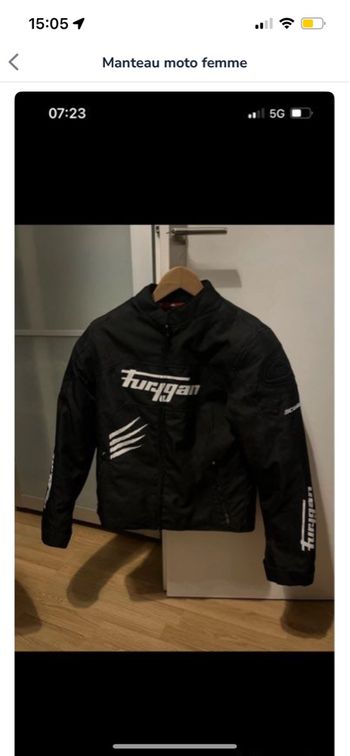 Manteau moto furygan