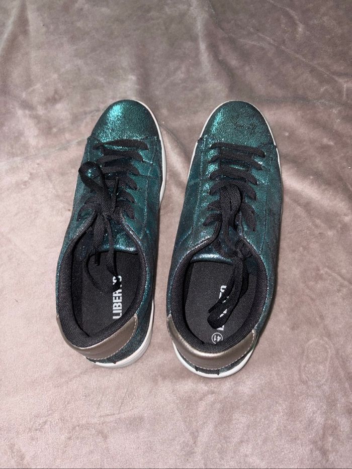 Baskets à paillettes femme taille 41 en bon état. - photo numéro 3