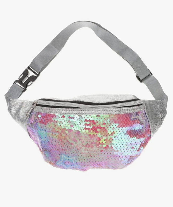 Sac banane à paillettes multicolores - photo numéro 4