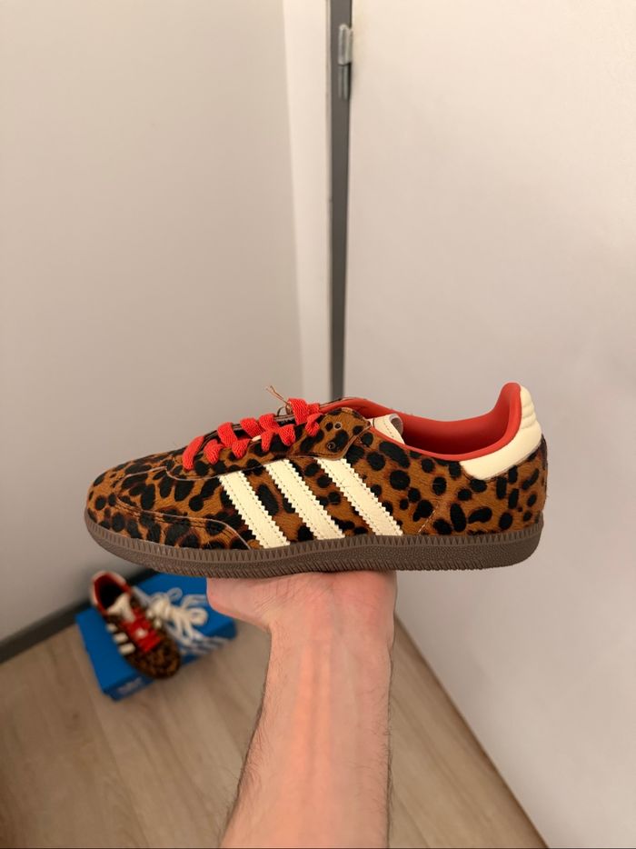 Adidas Samba OG Preloved Red Leopard
