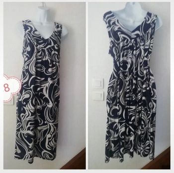 Robe fluide mi longue femme 38