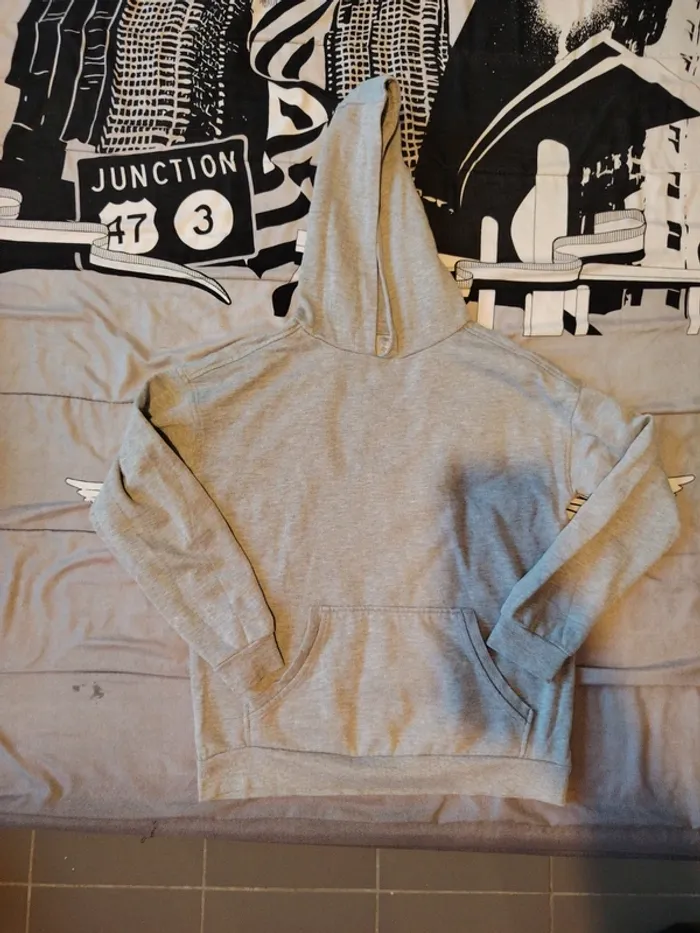 Pull sweat à capuche garçon taille 13-14 ans