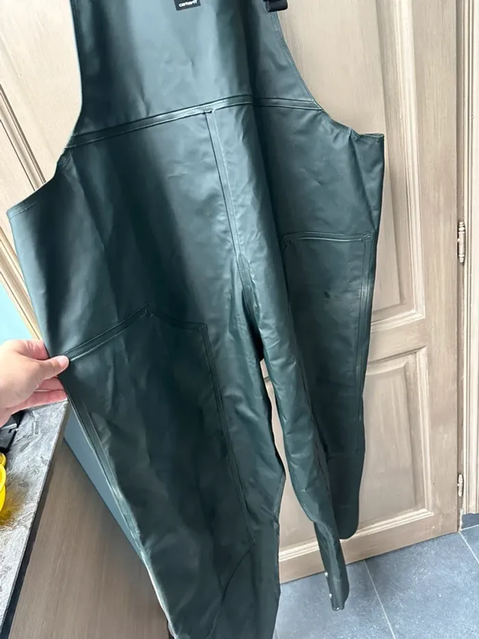 Salopette de pêche imperméable vert foncé Carhartt 4XL - photo numéro 6