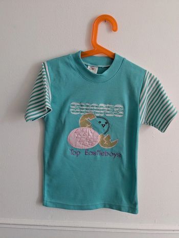 T-shirt bleu turquoise 8 ans Shapes