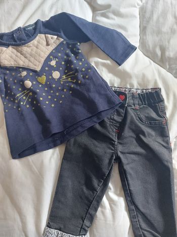 Ensemble fille 12 mois