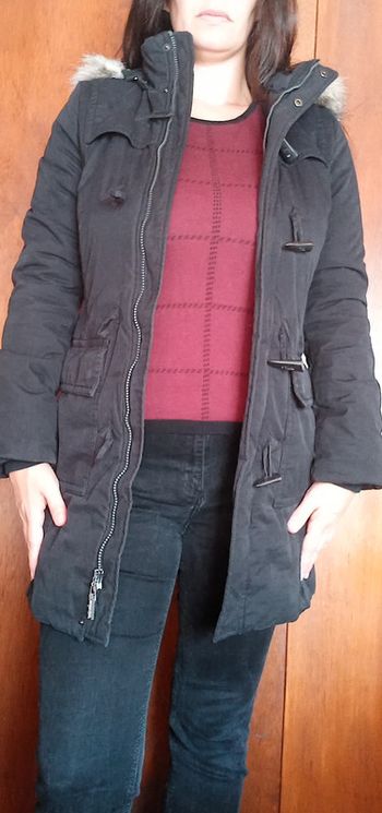 Parka Esprit taille S capuche fausse fourrure