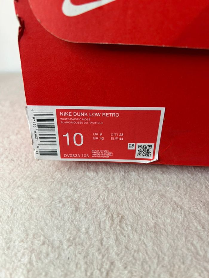 Nike Dunk Low pour hommes - Taille 44 blanc/kaki - photo numéro 4
