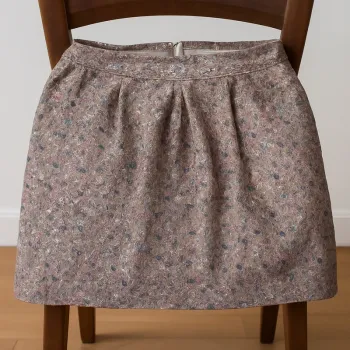 Jupe brocard à motifs colorés - Taille 38