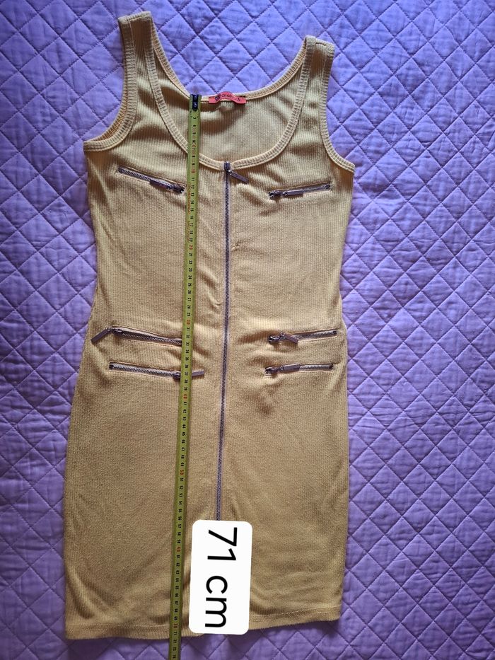 Robe d'été jaune - Taille 36 - photo numéro 6