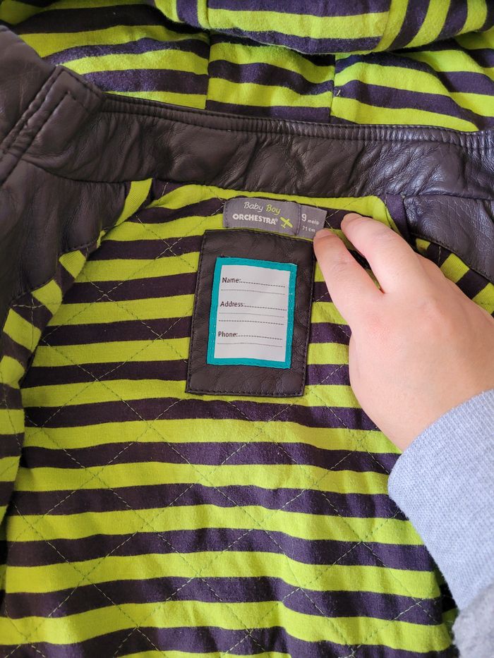 Blouson effet cuir 9 mois - photo numéro 2